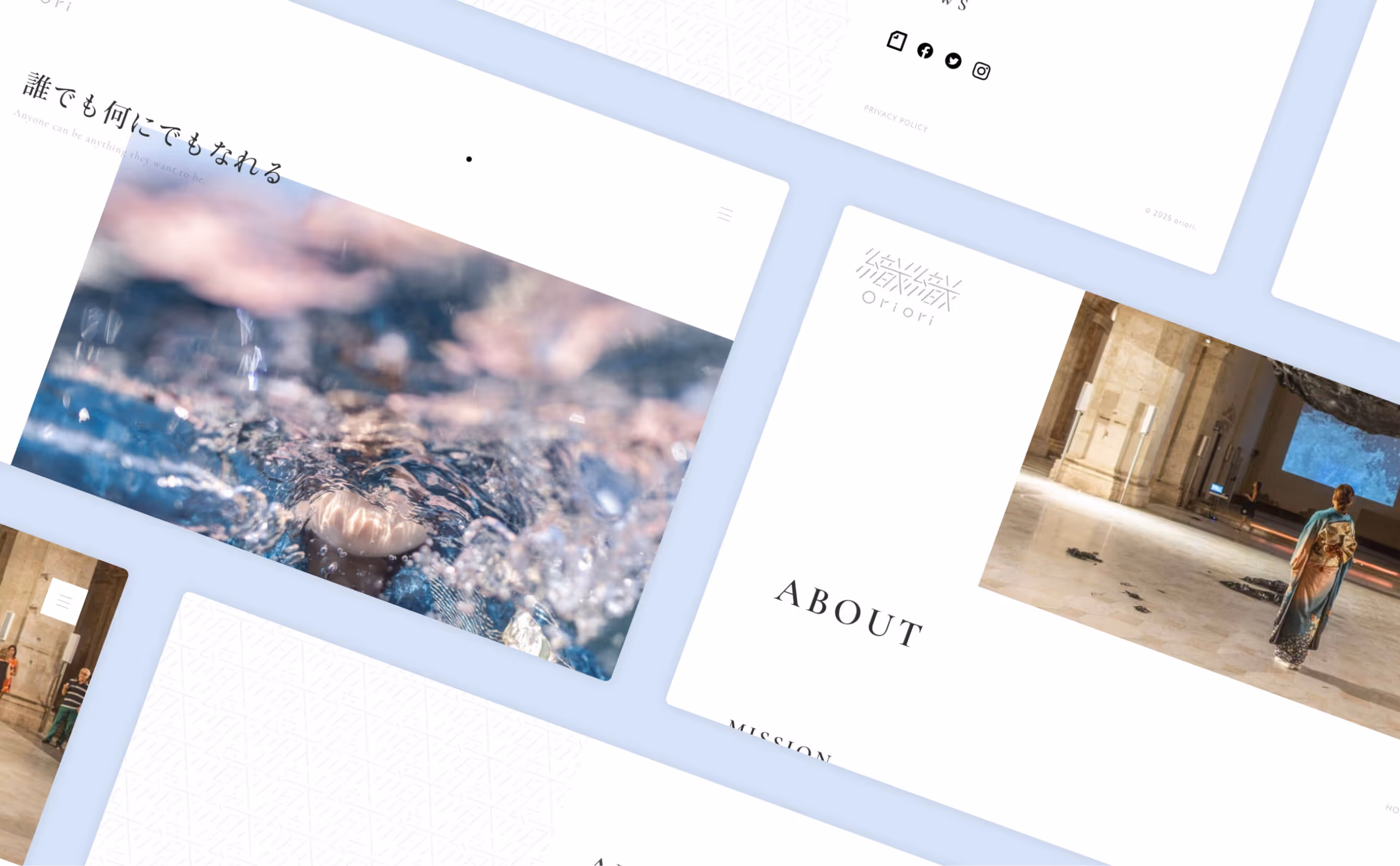 Oriori Japan コーポレートサイトのイメージ画像