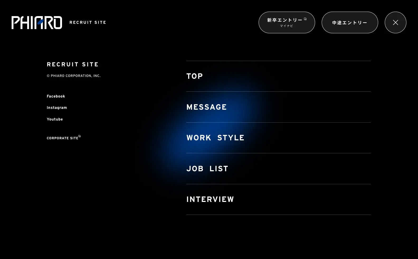 PHIARO GROUP リクルートサイトの画像