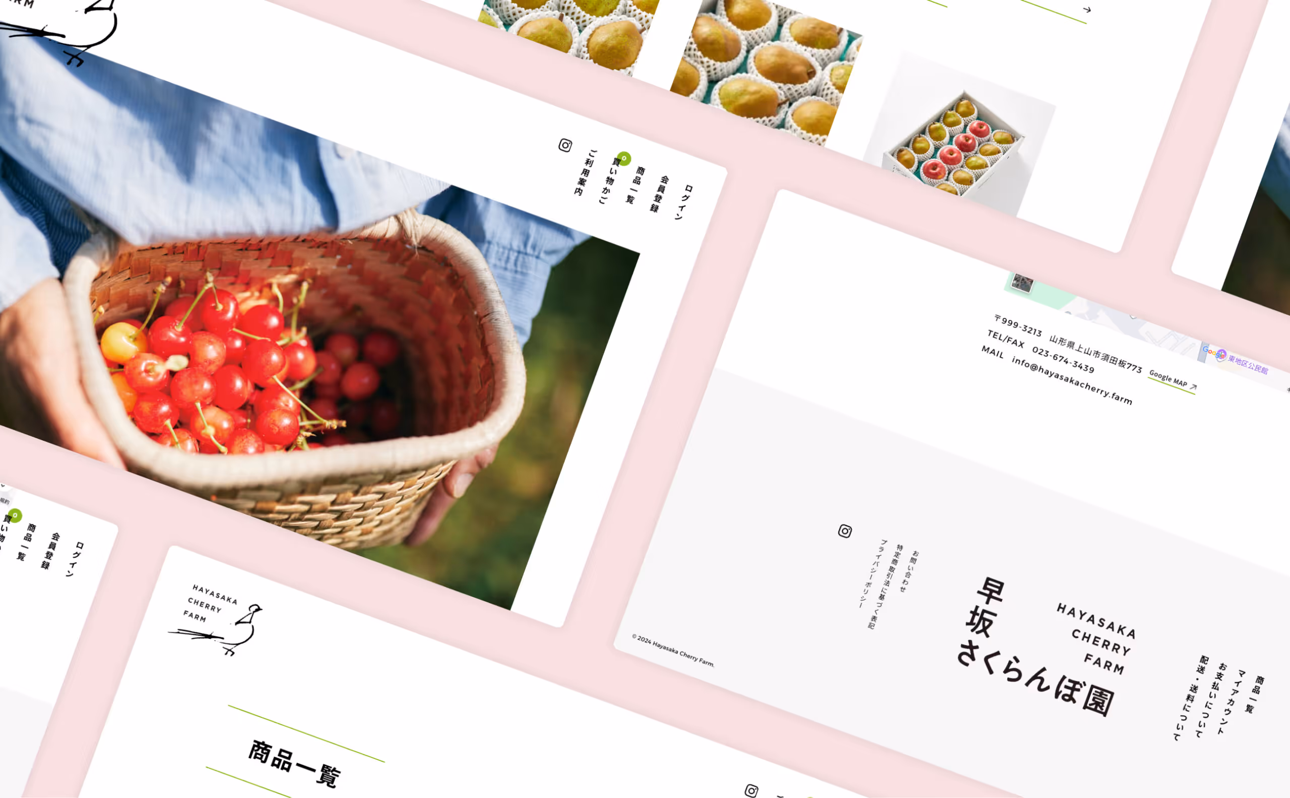 早坂さくらんぼ園 オフィシャルサイトのイメージ画像