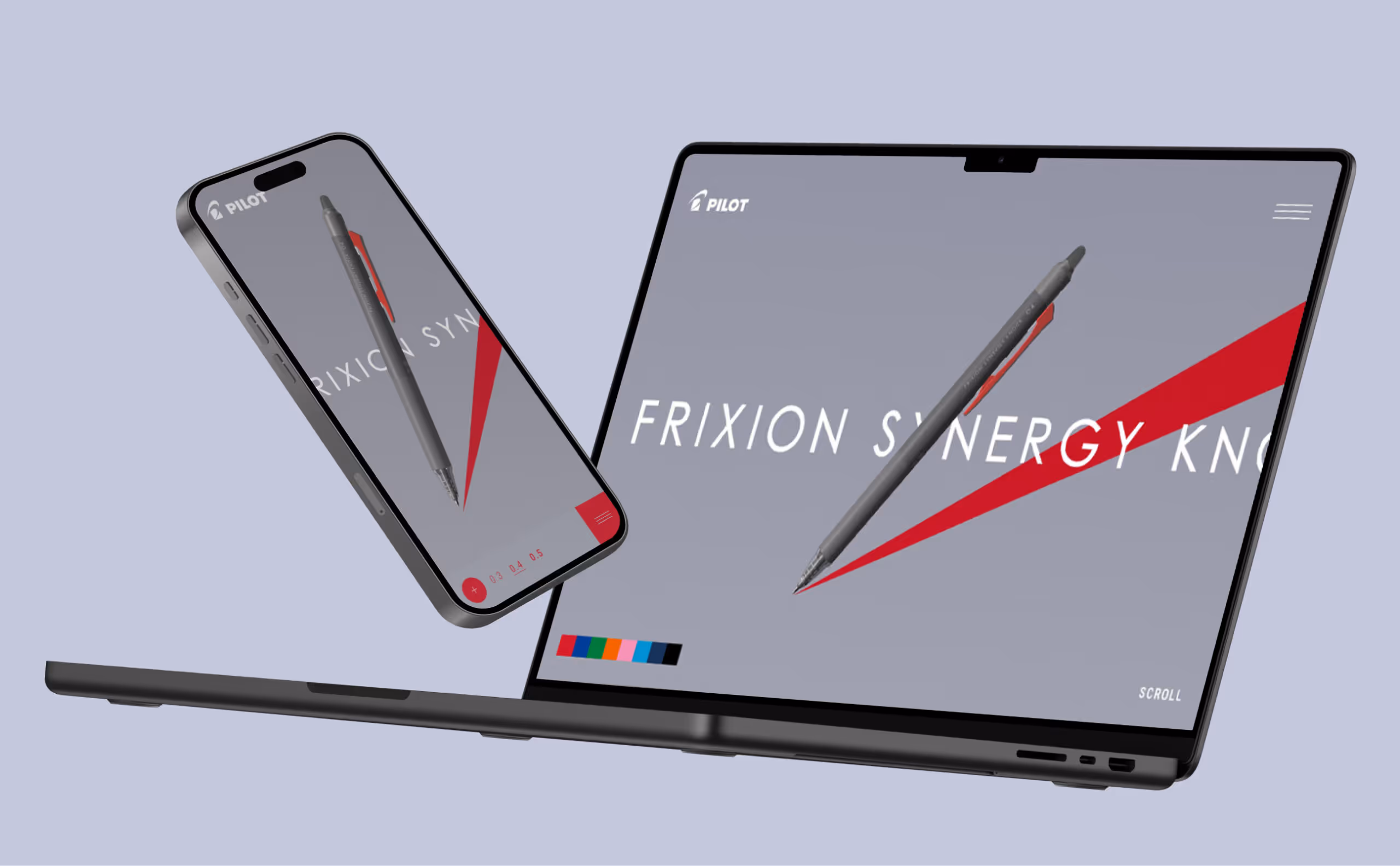 FRIXION SYNERGY KNOCK プロダクトサイトのイメージ画像